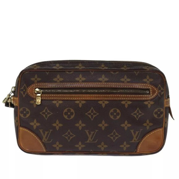 LOUIS VUITTON Monogram Marly Dragonne GM Clutch Bag M51825 LV Auth th4852 - Picture 1 of 16